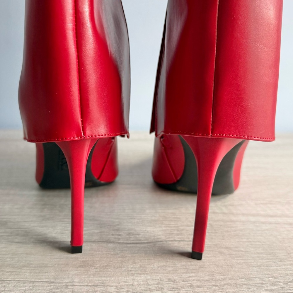 I.N.C. International Concepts Skylar Fold Over Cuffed Knee High Boots Size 7.5 - Picture 8 of 13